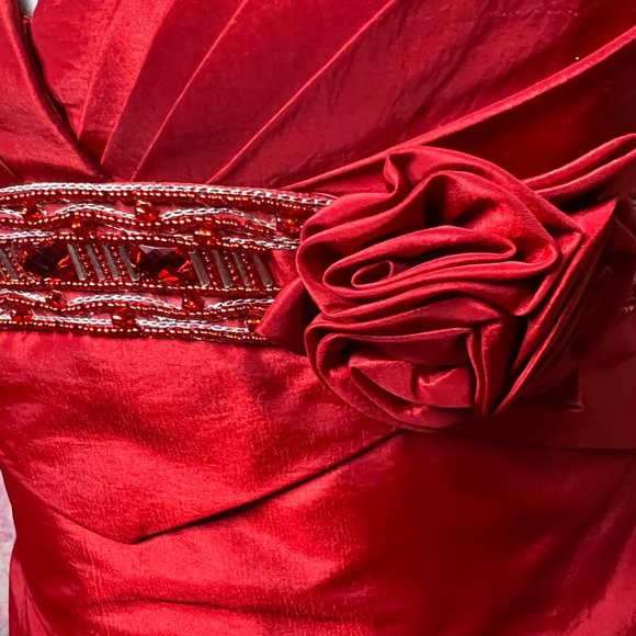 📌Rich's Apperel Lady in Red Eye-Catching Prom - Formal - Ball Gown - Picture 6 of 16